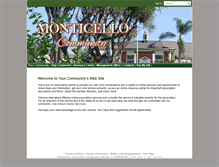 Tablet Screenshot of monticellocommunity.org